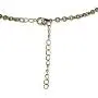SPUNKYsoul Boho Antique Gold or Silver Tribal Crescent Moon Faceted Crystal Long Necklace for Women