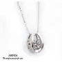 ARINZA Sterling Silver Necklaces for Women Dancing Diamond & Swarovski Cubic Zirconia Pendant Necklace Silver Chain 18, Jewelry for Women Girl ARINZA Sterling Silver Necklaces for Women Dancing Diamond & Swarovski Cubic Zirconia Pendant Necklace Silver Chain 18, Jewelry for Women Girl