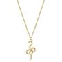 Fettero Animal Necklaces for Women Gold Butterfly Bird Cat Elephant Snake Bull Pendant Dainty Chain 14K Gold Plated Minimalist Simple Cute Jewelry Gift