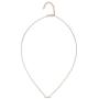 PAVOI 14K Gold Plated Bar and Delta Pendant | Layered Necklaces | Gold Necklaces for Women | 18'' Length with a 2'' Extension