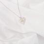 FUSTMW Nana Necklace Gifts from Grandchildren Crystal Love Heart Nana Pendant Necklace Jewelry Grandma Gift Nana Gifts for Birthday