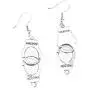 YINLIN Vintage Handcuff and Pistol Gun Earrings for Police Law Jewelry