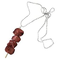 Simulation Fried Chicken Pendant Necklace Lovely Funny Hanmade Simulation Food Chicken Legs Wings Necklace Resin Creative Barbecue Necklace for Women Girl Party Jewelry