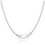 Jewlpire Diamond Cut 925 Sterling Silver Chain Rope Chain Italian Silver Necklace Chain for Women Men Super Shiny Durable 1.35mm Size 16,18, 20, 22, 24 Inches
