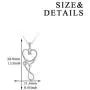 YFN Sterling Silver Caduceus Angel Nursing Themed Stethoscope Pendant Necklace 18''