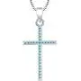 YL Cross Necklace 925 Sterling Silver Halo Pendant Religious Jewelry Christian Baptism Gifts YL Cross Necklace 925 Sterling Silver Halo Pendant Religious Jewelry Christian Baptism Gifts