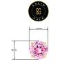 SOLIDGOLD - Real 14K Gold Round Pink CZ Stud Earrings | 0.030-4.00 CTW | Yellow, Rose & White Gold