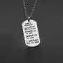 iJuqi Always Remember You are Braver Than You Believe Dog Tag Pendant Necklace, Inspirational Gifts Jewelry for Women Men Teen Girls Boys, Stainless Steel