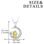 YFN Unicorn Gifts Sterling Silver Unicorn Necklace Unicorn Pendant Jewelry for Women