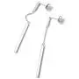 SILVERCUTE Bar Earrings for Women Girls|925 Sterling Silver Minimalist Thin Bar Dangle Drop Earrings in Silver Gold Rose Gold Color, with Gift Box