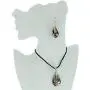 GlassOfVenice Gemma Murano Glass Necklace and Earrings Set - Black GlassOfVenice Gemma Murano Glass Necklace and Earrings Set - Black