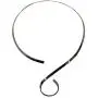 Shiny Silver S Hook Swirl 5mm Neckwire Choker Collar Necklace Wire (CS3) Shiny Silver S Hook Swirl 5mm Neckwire Choker Collar Necklace Wire (CS3)