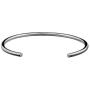 Glamulet Basic “C” Bangle 925 Sterling Silver Cuff Charms Bracelets For Women