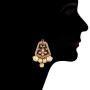 Aheli Fancy Indian Wedding Wear Enamel Necklace Earrings Set Ethnic Traditional Fashion Jewelry for Women