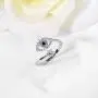 Deelan Evil Eye Rose Gold Platinum Plated Open Finger Rings for Women Crystal CZ Zircon Fashion Jewelry Female Trendy Gift Adjustable Ring Deelan Evil Eye Rose Gold Platinum Plated Open Finger Rings for Women Crystal CZ Zircon Fashion Jewelry Female Trendy Gift Adjustable Ring