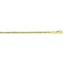 10k REAL Yellow Gold 1.50mm,2mm,2.5mm,3.2mm, OR 4mm Shiny Hollow Rope Chain Necklace for Pendants and Charms with Lobster-Claw Clasp (7'' 8'',10'' 16'', 18'' 20'' 22'' or 24 inch)