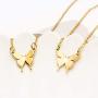 Joycuff Butterfly Necklace Dainty Gold Butterfly Pendant Personalized Initial Letter Necklaces Christmas Birthday Gifts for Teen Girl Daughter Bridesmaid Best Friend