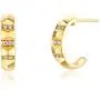 FANCIME Solid 14K Real Yellow Gold Diamond 0.06 CTTW Small Cut Unique Open Half Cuff Hoop Earrings Dainty Delicate Everyday Fine Jewelry For Women Girls Diameter 15mm FANCIME Solid 14K Real Yellow Gold Diamond 0.06 CTTW Small Cut Unique Open Half Cuff Hoop Earrings Dainty Delicate Everyday Fine Jewelry For Women Girls Diameter 15mm