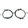 MRSXXNTY Magnetic Couples Bracelets Set Mutual Attraction Relationship Matching Bracelets for Couples Friendship Vows of Eternal Love Jewelry Gift