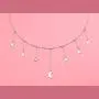 S925 Sterling Silver Jewelry Crescent Moon and Star Celestial Choker Necklace Rolo Chain 13 inches to 16 inches Elegant Gift for Her S925 Sterling Silver Jewelry Crescent Moon and Star Celestial Choker Necklace Rolo Chain 13 inches to 16 inches Elegant Gift for Her