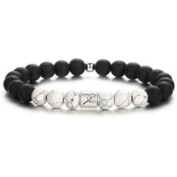 LIU JUN Bead Bracelets for Women, Anxiety 12 Constellations Mens Bracelets Friendship Charm Best Friend Sister Gifts Jewelry