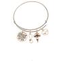 Luvalti Charm Bracelet Adjustable Bangle Gift for Women Girl Sister Mother Friends Bangle Bracelet Engraved She Believed she Could so she did Inspirational Jewelry, for Christmas Day, Thanksgiving Day