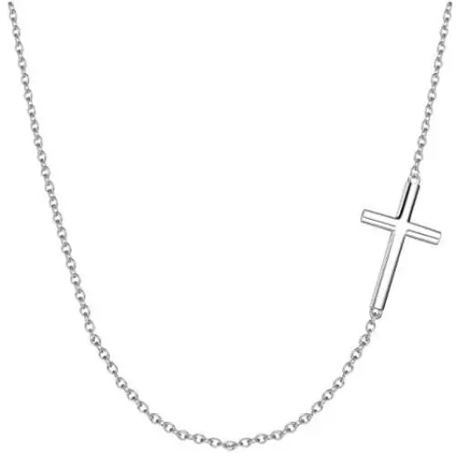 Carleen Yellow Gold Plated Sterling Silver Cubic Zirconia CZ Simulated Diamond Cross Crucifix Pendant Necklace Jewelry for Women Girls, 18'' Silver Chain Nice Gifts Jewelry Box Carleen Yellow Gold Plated Sterling Silver Cubic Zirconia CZ Simulated Diamond Cross Crucifix Pendant Necklace Jewelry for Women Girls, 18'' Silver Chain Nice Gifts Jewelry Box