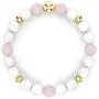 Rose Quartz Bracelet for Women, Authentic Rose Quartz Crystal + White Jade + White Howlite + Hematite Anti Anxiety Bracelet for Women, Natural Energy Healing Crystal Love Attraction Bracelet Rose Quartz Bracelet for Women, Authentic Rose Quartz Crystal + White Jade + White Howlite + Hematite Anti Anxiety Bracelet for Women, Natural Energy Healing Crystal Love Attraction Bracelet