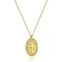 Ascona 18K Gold Dainty Cross Necklace for Women, Stainless Steel Hammered Simple Cross Pendant Chain Ascona 18K Gold Dainty Cross Necklace for Women, Stainless Steel Hammered Simple Cross Pendant Chain