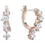 SWAROVSKI Womens Attract Jewelry Collection, Rhodium Finish, Clear Crystals