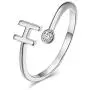 2Pcs Initial Letter Ring for Teen Girls with Cubic Zirconia Adjustable A-Z Stackable Ring for Women 2Pcs Initial Letter Ring for Teen Girls with Cubic Zirconia Adjustable A-Z Stackable Ring for Women