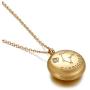 ZHENXI 12 Constellations Horoscope Zodiac Necklace 18K Gold Plated Cubic Zirconia Jewelry for Women Girl Astrology Dainty Birthday Gifts with Packing