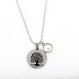 Uloveido Stainless Steel Tree of Life Pendant Mustard Seed Necklaces Bead Chain Christain Jewelry Gifts for Family Members Y765 Uloveido Stainless Steel Tree of Life Pendant Mustard Seed Necklaces Bead Chain Christain Jewelry Gifts for Family Members Y765