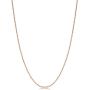Kooljewelry Rose Gold Over Silver 1.2 mm Round Cable Chain Necklace (16, 18, 20, 22, 24 or 30 inch)