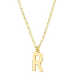 PAVOI 14K Gold Plated Initial Necklace | Letter Necklaces for Women