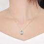 YFN Sterling Silver Heart Urn Necklace for Ashes Cremation Jewelry for Ashes of Loved Ones Keepsake