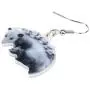 NEWEI Acrylic Possum Didelphid Earrings Dangle Drop Unique Animal Jewelry For Women Girl Charm Gift