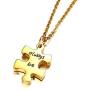 PJ Jewelry Personalized Customized 3/4/5 Pieces Matching Puzzle Piece BFF Friendship Necklaces Set,Soul Sister Gift