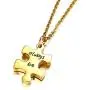 PJ Jewelry Personalized Customized 3/4/5 Pieces Matching Puzzle Piece BFF Friendship Necklaces Set,Soul Sister Gift