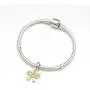 Gold Plated 925 Sterling Silver Charm Lucky Ribbon Bow Charm Bead for All Charm Bracelet Necklace Women Birthday Gift Compatible with Pandora EC567 Gold Plated 925 Sterling Silver Charm Lucky Ribbon Bow Charm Bead for All Charm Bracelet Necklace Women Birthday Gift Compatible with Pandora EC567