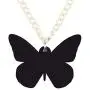 NEWEI Acrylic Floral Butterfly Necklace Chain Pendant Collar Fashion Summer Spring Insect Jewelry for Women Girl Gifts Charm NEWEI Acrylic Floral Butterfly Necklace Chain Pendant Collar Fashion Summer Spring Insect Jewelry for Women Girl Gifts Charm