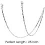 YENGON Mask Holder Lanyard Chain Necklace Strap Stylish Leash Handy Face Mask Retainer Hanger Keeper Mask Holder Accessory Necklace Jewelry for Women Men Teen Girls Kids