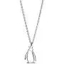 La Menagerie Penguin Silver Origami Jewelry & Silver Geometric Necklace – 925 Sterling Plated Silver Necklace & Penguin Necklaces for Women – Penguin Necklace for Girls & Origami Necklace