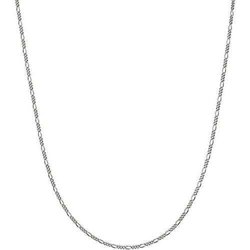 Savlano 925 Sterling Silver 1.5mm Italian Solid Figaro Link Chain Necklace Comes Gift Box for Men & Women - Made in Italy