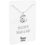 Happy Kisses Octopus Necklace Cute Nautical Pendant for Sea Lovers – Perfect for Woman, Kids and Children
