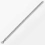 Trendsmax 7mm Mens Women Chain Gold Silver Black Stainless Steel Curb Cuban Link Chain Bracelet 7-11inch