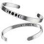 Moon Phases Bracelet - Moon Gifts For Women - Cute Stainless Steel Bangle – Silver Cuff With “Can’t Phase Me” Inspirational Quote Moon Phases Bracelet - Moon Gifts For Women - Cute Stainless Steel Bangle – Silver Cuff With “Can’t Phase Me” Inspirational Quote