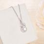 FREECO Meticulous Morkmanship Memorial Urn NecklaceTeardrop Keepsake Ashes Necklace Sterling Silver Cremation Memorial Jewelry