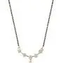 Efulgenz Indian Bollywood Traditional American Diamond CZ Mangalsutra Pendant Necklace Jewelry for Women