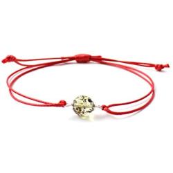 TipTopEco Adult Bracelet with Baltic Amber Bead - Knotted - Adjustable - Minimalist